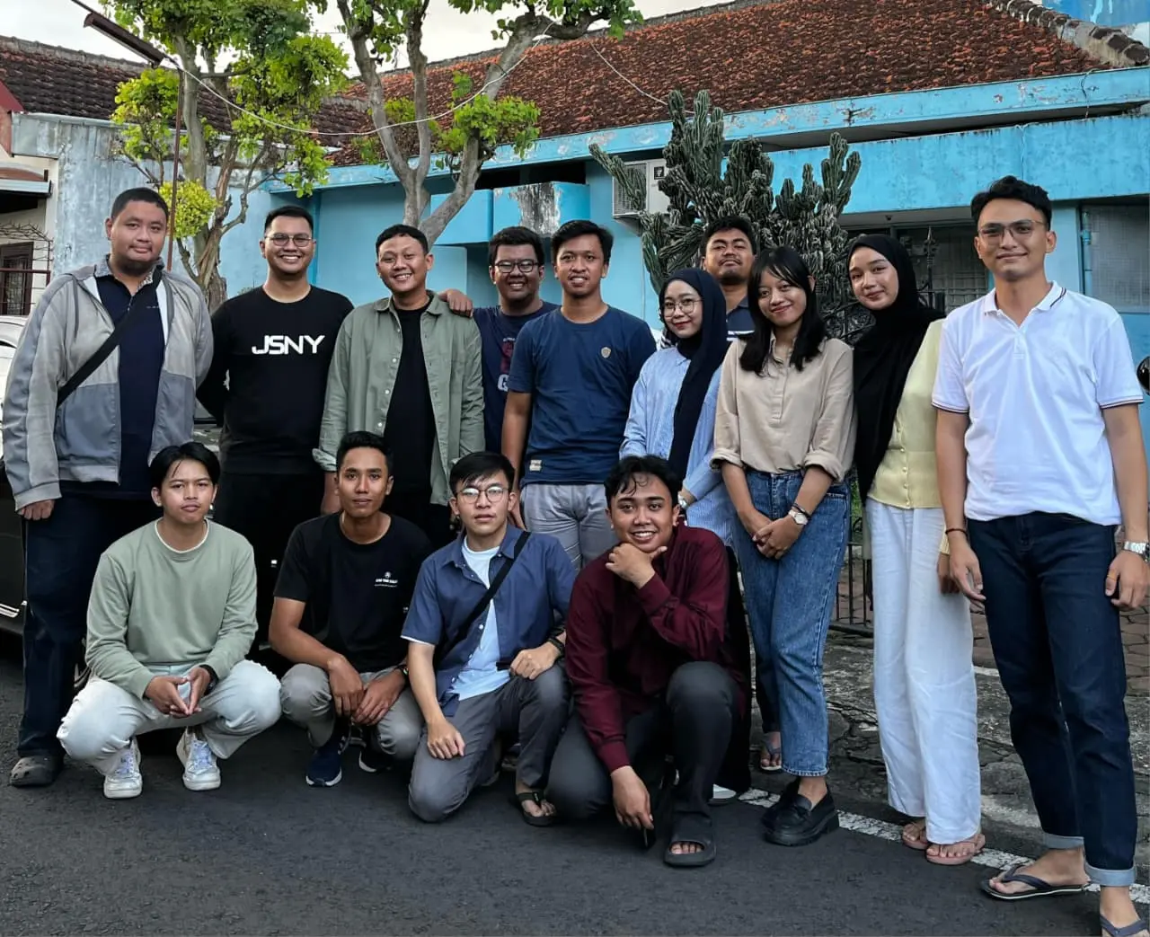 Rifqi Ardhian with Perspektive Team